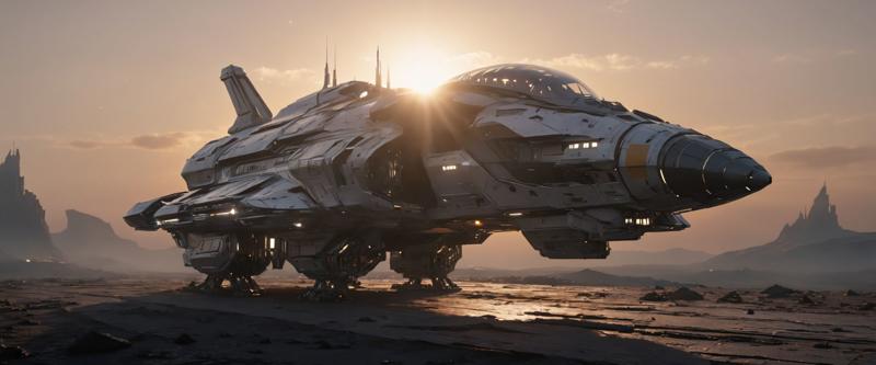 21255-2068878364-Photography of an ultra realistic futuristic spaceship, dramatic light, pale sunrise, cinematic lighting, battered, low angle, t.jpg